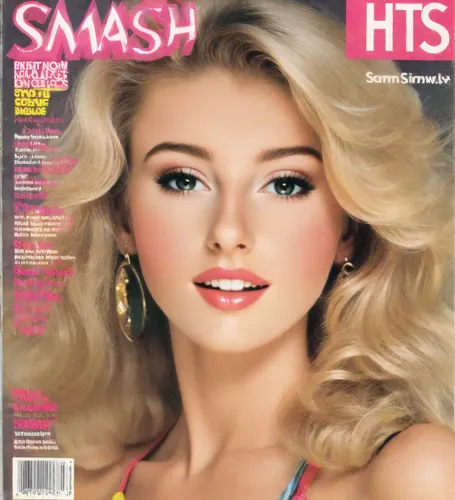 blonde, pretty, 1980s, Smash Hits covergirl, smiling, jolly, bright, colourful, fun,magazine cover,magazine - publication,magazine,cover girl,1980s,cosmopolitan,1986,cover,airbrushed,1982,1980's,80s,2