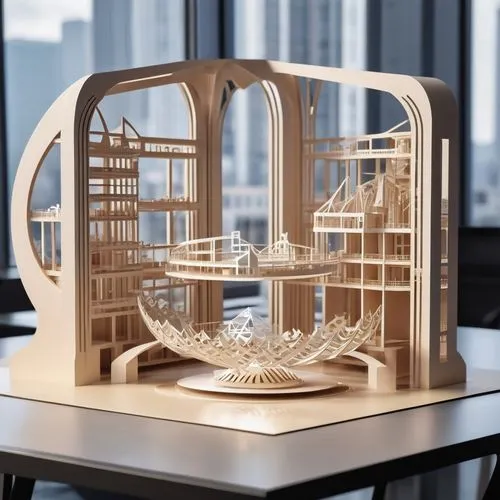 3d rendering,apple desk,the laser cuts,3d object,heatherwick,3d model,stereolithography,bird cage,fragrance teapot,prefabrication,straw press,3d mockup,beer table sets,pasta maker,maquettes,desk accessories,3d modeling,archidaily,halderman,cube stilt houses,Unique,Paper Cuts,Paper Cuts 03