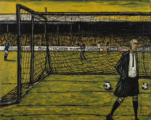 vincent van gough,the referee,soccer-specific stadium,referee,david bates,football pitch,goalkeeper,yellow wall,derby,floodlights,vincent van gogh,european football championship,cowshed,yellow brick wall,floodlight,soccer field,the ball,graeme strom,talbot,yellow hammer,Art,Artistic Painting,Artistic Painting 01