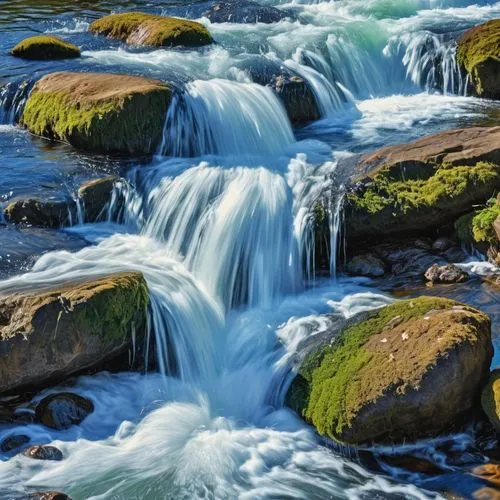 flowing water,water flowing,water flow,green waterfall,mountain spring,rushing water,Photography,General,Realistic