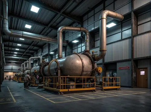 combined heat and power plant,brewery boiler,industrial hall,steel mill,the boiler room,coconut water concentrate plant,furnaces,industrial tubes,industrial plant,commercial exhaust,evraz,distillation,brewhouse,steelmaking,steelworks,heavy water factory,industrial landscape,usine,mining facility,ductwork