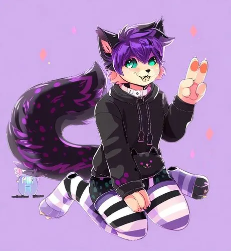 nepeta,halloween cat,grape catnip,skunk,noodle image,furta,cat child,tea party cat,furry,purple and pink,child fox,calico,striped socks,cheshire,sushi,raccoon,cub,halloween witch,velvet bean,calico cat,Common,Common,Japanese Manga