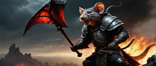 jerboa,cat warrior,kobold,darth maul,darth talon,peterbald,oriental shorthair,templar,massively multiplayer online role-playing game,firebrat,maul,heroic fantasy,year of the rat,sphynx,color rat,kit fox,masked shrew,dark elf,rat,cullen skink,Illustration,American Style,American Style 07