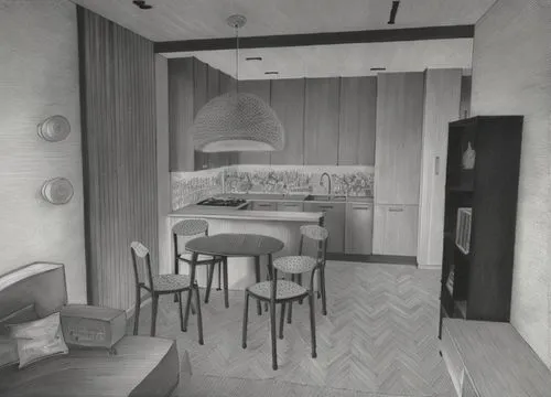 kitchen design,mid century modern,kitchen interior,mid century house,modern kitchen interior,mid century,modern kitchen,vintage kitchen,cabinetry,kitchen,cabinets,parquet,tile kitchen,checkered floor,