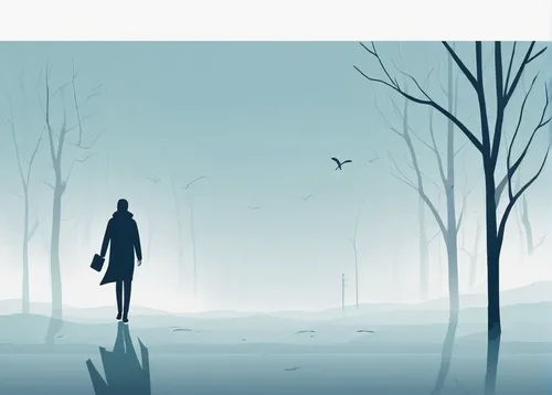 girl walking away,woman walking,woman silhouette,women silhouettes,background vector,girl in a long,walking man,backgrounds,wander,wanderer,walking in the rain,the wanderer,scythe,mist,teal digital background,game illustration,sci fiction illustration,sleepwalker,background image,fog,Illustration,Vector,Vector 01