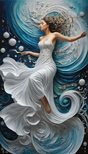 amphitrite,sirene,fluidity,gracefulness,the sea maid,whirlwinds,whirling,whirlpool,the wind from the sea,riverdance,fathom,naiad,sirena,ondine,water nymph,undine,whirlpools,swirling,constellation swan,flowing water,Conceptual Art,Daily,Daily 32