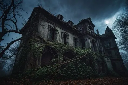 ghost castle,haunted house,the haunted house,haunted castle,witch's house,haunted cathedral,witch house,abandoned house,creepy house,abandoned place,hauntings,haunted,gothic style,abandoned places,ruine,lostplace,derelict,abandoned,dark gothic mood,lost place,Art,Classical Oil Painting,Classical Oil Painting 29