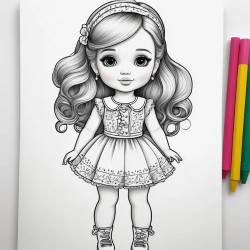 chibi girl,girl drawing,doll dress,fashion doll,girl doll,dressup,Illustration,Abstract Fantasy,Abstract Fantasy 02