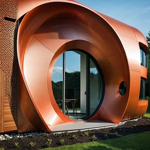 corten steel,cubic house,cube house,wood doghouse,eco hotel,futuristic architecture,copper tape,modern architecture,frame house,archidaily,eco-construction,smart house,insect house,cooling house,outdoor structure,heat pumps,crooked house,holiday home,dunes house,inflatable ring,Photography,General,Realistic