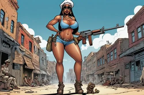 bulletgirl,bisley,aphra,brubaker,madripoor,adlard,lilandra,nextwave,palmiotti,neith,wildstorm,eldena,michonne,caniff,peacekeeping,dreadstar,bachalo,wonder woman city,longhena,themyscira,Illustration,American Style,American Style 13