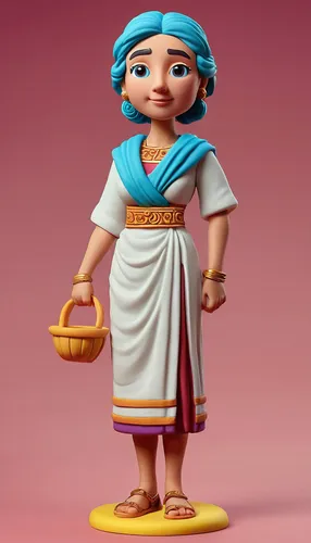 3d figure,3d model,aladha,figurine,aladin,pocahontas,ancient egyptian girl,pyrrhula,ancient costume,zoroastrian novruz,cloth doll,miniature figure,3d render,mohnfigur,pilaf,wooden figure,agnes,pyrrhula pyrrhula,girl with cloth,doll figure,Unique,3D,Clay