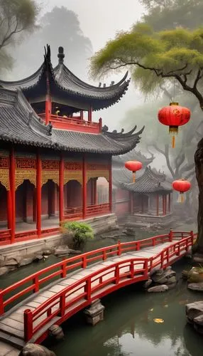 asian architecture,oriental painting,world digital painting,suzhou,qingcheng,oriental,teahouses,the golden pavilion,hall of supreme harmony,shaoming,wudang,soochow,chaozhou,shuozhou,hanging temple,golden pavilion,qibao,hushan,summer palace,teahouse,Conceptual Art,Oil color,Oil Color 22