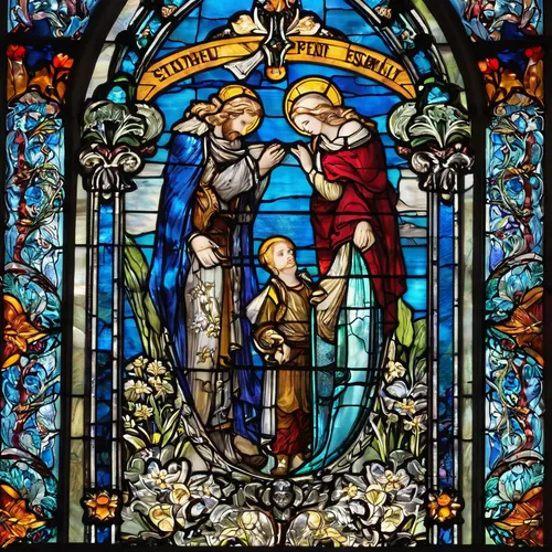 holy family,stained glass window,jesus in the arms of mary,the annunciation,church window,church windows,stained glass,stained glass windows,baptism of christ,nativity of christ,nativity of jesus,panel,blessing of children,pentecost,birth of christ,nativity,christ feast,to our lady,the first sunday of advent,fourth advent,Unique,Paper Cuts,Paper Cuts 08