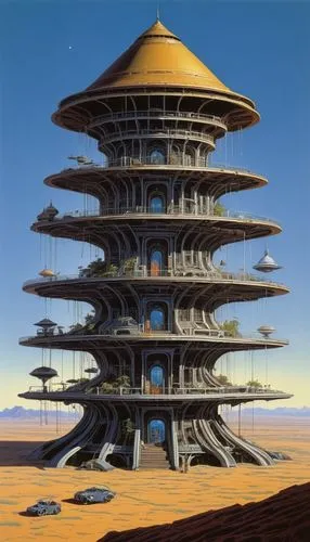 sedensky,futuristic architecture,arcology,kunplome,futuristic landscape,deltha,superstructures,bonestell,mcquarrie,ordos,the energy tower,technodrome,areopolis,utopian,utopias,pagodas,sky space concept,terraformer,ziggurat,skylstad,Conceptual Art,Sci-Fi,Sci-Fi 21