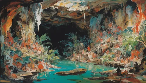 Write a mysterious story about an ancient lym buried deep in a hidden cave.,chasm,cave on the water,cave,pit cave,lava tube,lava cave,cenote,blue cave,sea caves,sea cave,ravine,cave tour,the blue cave