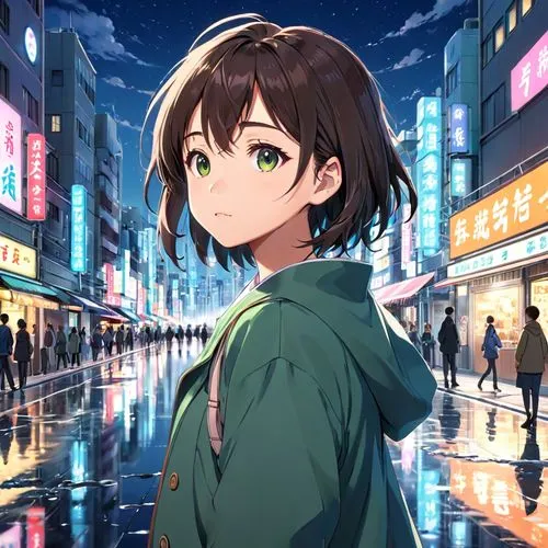 akiba,akihabara,shibuya,hiratsuka,shibuya crossing,kumiko,Anime,Anime,Realistic