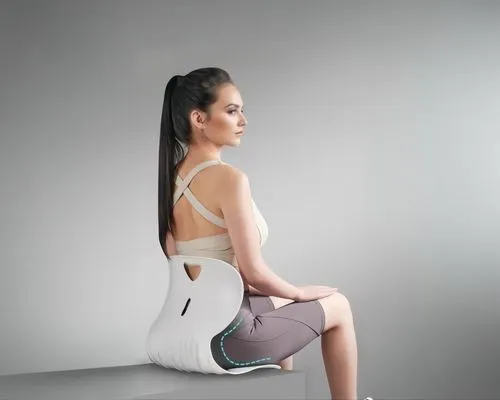 a woman in gray tights sits on a stool,new concept arms chair,connective back,cello,tailor seat,lumbar,sitting on a chair