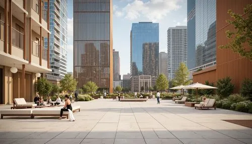 difc,hudson yards,emaar,transbay,tishman,renderings,barangaroo,liveability,broadgate,masdar,pedestrianized,3d rendering,hafencity,damac,heatherwick,undershaft,citycenter,megaproject,europan,paved square