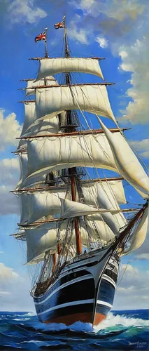 full-rigged ship,tallship,three masted sailing ship,sea sailing ship,sail ship,barquentine,sailing ship,tall ship,windjammer,three masted,barque,training ship,galleon,galleon ship,caravel,sailing vessel,east indiaman,baltimore clipper,sea fantasy,sailer,Illustration,Realistic Fantasy,Realistic Fantasy 30