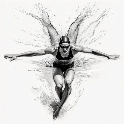 flying girl,sprint woman,artistic gymnastics,vitruvian man,vault (gymnastics),flying trapeze,levitation,girl upside down,male ballet dancer,the vitruvian man,flying seed,parachutist,tumbling (gymnastics),aerialist,leap for joy,female runner,leap,weightless,image manipulation,skydiver,Illustration,Black and White,Black and White 35