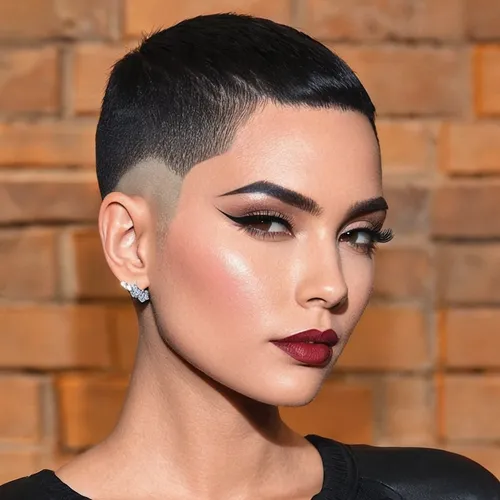 asymmetric cut,mohawk hairstyle,pompadour,mohawk,pixie cut,golden cut,artificial hair integrations,caesar cut,crew cut,buzz cut,contour,kim,smooth hair,management of hair loss,high and tight,hair shear,fabulous,trend color,pomade,glamor,Illustration,Retro,Retro 04