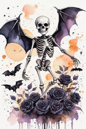 day of the dead skeleton,day of the dead frame,halloween border,vanitas,skulduggery,days of the dead,Illustration,Paper based,Paper Based 07