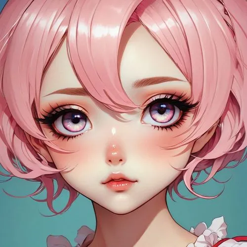 haru,natsuki,maeve,doll's facial features,camellia,kofuku,peony pink,eloise,nanami,cosmetic,pink peony,luka,camelias,peony,bns,krita,kanke,nora,portrait background,worried girl,Illustration,Abstract Fantasy,Abstract Fantasy 10