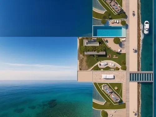 regeneralo como si fuera un dibujo , que no sea tan realista,rügen island,mamaia,baladiyat,havnen,seasteading,drone image,aerial view of beach,bimini,artificial islands,harborfront,feodosiya,kenosha,d