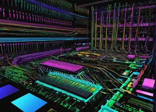 tevatron,circuit board,computer tomography,cyberview,supercomputer,computer art,circuitry,datacenter,lhc,fractal environment,supercomputers,cyberscene,data center,computer graphics,cybertown,pcb,multiplexer,computer room,the server room,computer graphic,Unique,3D,Modern Sculpture