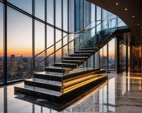 penthouses,glass wall,glass facade,the observation deck,outside staircase,structural glass,escaleras,elevators,glass facades,observation deck,staircase,steel stairs,escalera,glass building,balustrades,stairway,elevator,winners stairs,stairwells,staircases,Illustration,Black and White,Black and White 14