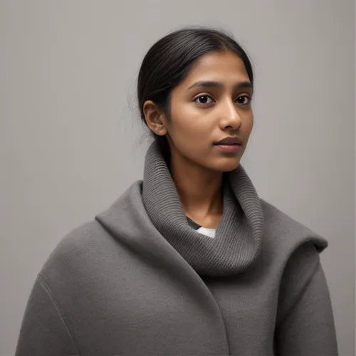 polar fleece,indian,menswear for women,female model,product photos,dosa,woman in menswear,overcoat,coat,indian woman,kamini,kamini kusum,jaya,asymmetric cut,raw silk,fleece,east indian,outerwear,indian monk,shoulder length