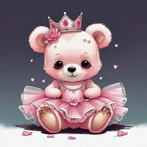 little princess,tittlemouse,heart with crown,3d teddy,princess crown,princess,cute bear,teddy bear waiting,teddy bear crying,cute cartoon image,pink bow,rosa 'the fairy,teddybear,princesa,teddy bear,for baby,minirose,rosa ' the fairy,duffy,bear bow,Illustration,Children,Children 04