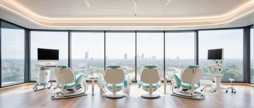 boardroom,boardrooms,healthtech,great room,board room,dental icons,beauty room,modern decor,hairdryers,futuristic,smartsuite,electric tower,modern room,implantology,periodontist,futuristic architecture,telepresence,cyberknife,conference room,automatons,Illustration,Realistic Fantasy,Realistic Fantasy 33