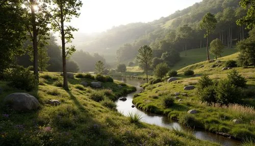 polding,green landscape,riverwood,landscape background,northern black forest,brook landscape,green valley,render,ilse valley,river landscape,riftwar,millstream,nature landscape,ourthe,cryengine,streambank,shire,landscape nature,mountain stream,streamside