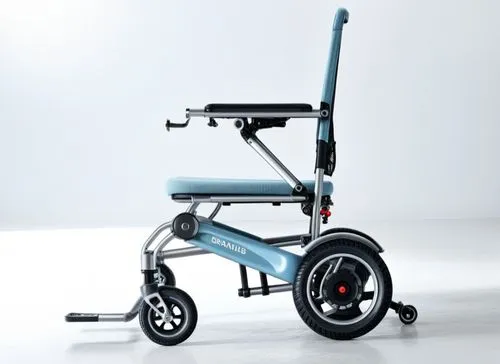 blue pushcart,electric scooter,trikke,push cart,motor scooter,hand truck,Photography,General,Realistic