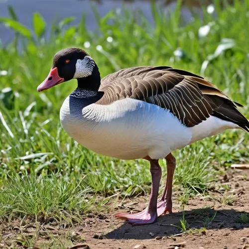 bird Oie-armé de Gambie
Plectropterus gambensis - Spur-winged Goose,branta,shelduck,australian shelduck,nile goose,egyptian goose,canadian goose,haematopus ostralegus,canada goose,cayuga duck,female d