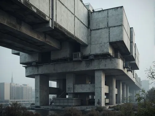 brutalism,scampia,brutalist,concrete,kurilsk,concrete construction,urban landscape,industrial ruin,concrete plant,overpass,district 9,arcology,postapocalyptic,overpassed,gunkanjima,hashima,kowloon city,guangzhou,overdeveloped,infrastucture