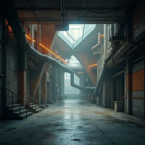 empty factory,alleyway,industrial landscape,industrial hall,alleyways,industrial ruin,alley,industrial,warehouses,refinery,hawken,warehouse,cosmodrome,environments,industrial area,halflife,fabrik,abandoned factory,half life,factories,Photography,General,Realistic