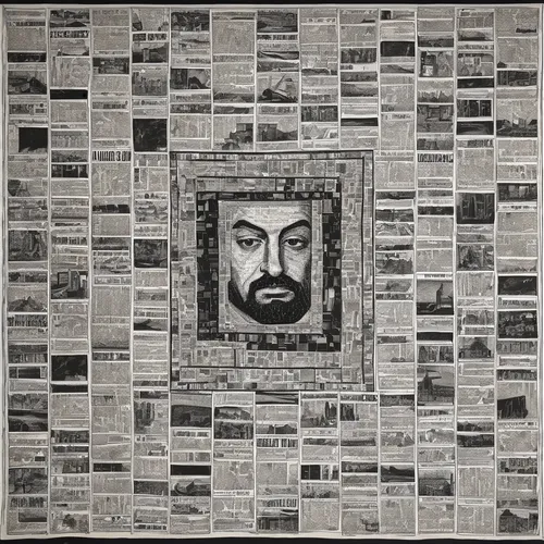 yogananda guru,yogananda,newspaper advertisements,prayer rug,a sheet of paper,sheet of paper,moroccan paper,dices over newspaper,newsprint,placemat,bodhisattva,newspapers,kitchen towel,buddha,persian poet,the periodic table,pencil art,new york times journal,indian art,taj-mahal,Conceptual Art,Daily,Daily 26