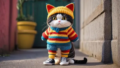 cartoon cat,cute cartoon character,doll cat,tom cat,street cat,alley cat,jiji the cat,cute cat,cat image,street fashion,animals play dress-up,cat european,nisse,fashionable,stylish boy,vintage cat,feline look,fashionable girl,disney character,tabby cat,Photography,General,Fantasy