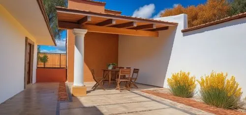 vivienda,casitas,patios,casita,stucco wall,terraza,Photography,General,Realistic