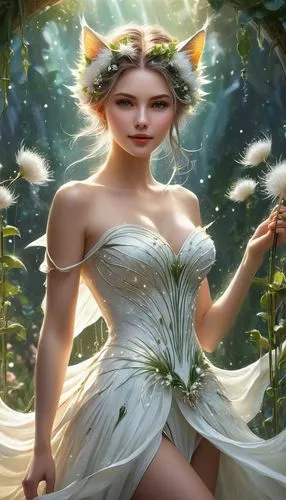 faerie,faery,dryads,dryad,fae,garden fairy,Illustration,Realistic Fantasy,Realistic Fantasy 01