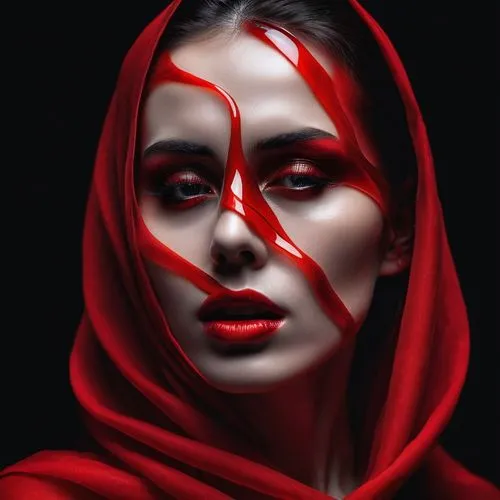 red skin,darth talon,red riding hood,laal,red paint,rosso,Photography,Artistic Photography,Artistic Photography 03