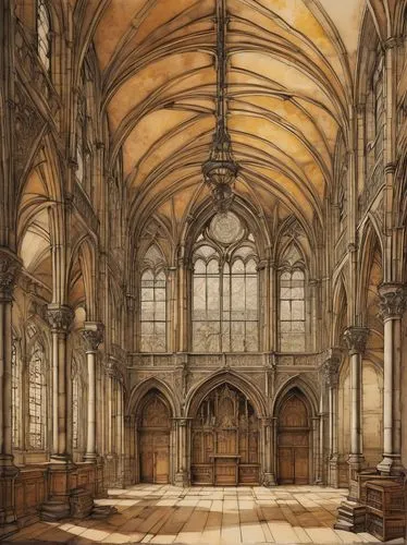 hammerbeam,maulbronn monastery,gasson,cathedrals,neogothic,transept,episcopalianism,mccosh,oxbridge,bodleian,cloistered,abbaye de belloc,altgeld,haunted cathedral,archiepiscopate,monasterium,quire,conventual,notre dame,yale,Conceptual Art,Fantasy,Fantasy 10