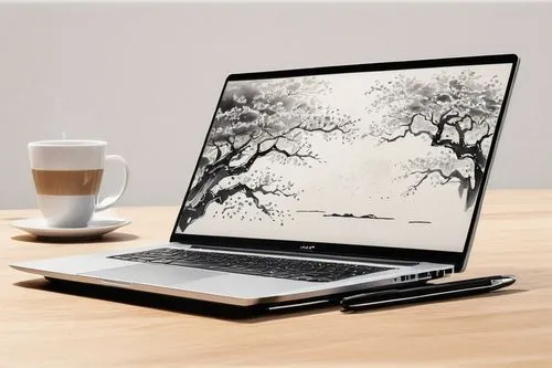 Flexible Mac Architecture, futuristic laptop, silver metal body, sleek lines, glowing Apple logo, high-resolution Retina display, 3/4 composition, close-up on keyboard, backlit keys, ergonomic design,