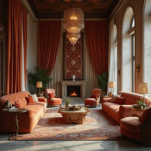 sitting room,royal interior,fireplaces,casa fuster hotel,amanresorts,interior decor,mahdavi,moroccan pattern,chaise lounge,living room,livingroom,furnishings,fire place,ornate room,opulently,lounge,luxury home interior,interiors,minotti,ritzau,Photography,General,Realistic