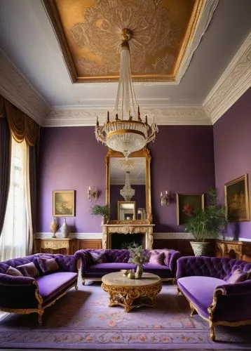 chateau margaux,rovere,ritzau,royal interior,interior decor,imperiale,interior decoration,sitting room,great room,ornate room,chambre,villa cortine palace,rich purple,bellocchio,opulently,luxury home interior,chaise lounge,zoffany,victorian room,morado,Art,Artistic Painting,Artistic Painting 02