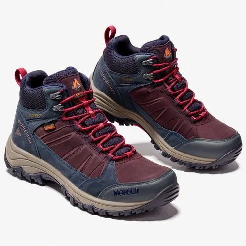 Chaussures imperméables de randonnée montagne blue navy color,hiking shoe,hiking shoes,hiking boot,merrells,mountain boots,leather hiking boots,hiking boots,merrell,karrimor,walking boots,active footw