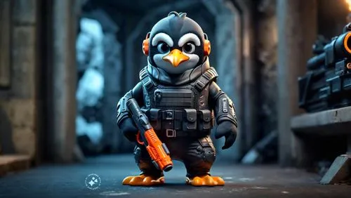 puffinus,penguin enemy,rockerduck,pubg mascot,zazu,khadaffy