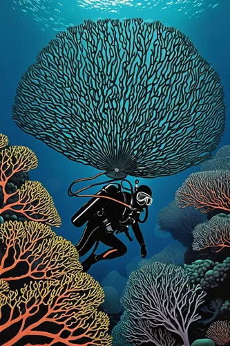 Scuba diver with large fan coral,coral guardian,coral reefs,stony coral,coral reef,feather coral,coral fish,long reef,coral reef fish,brain coral,qin leaf coral,great barrier reef,mushroom coral,deep 